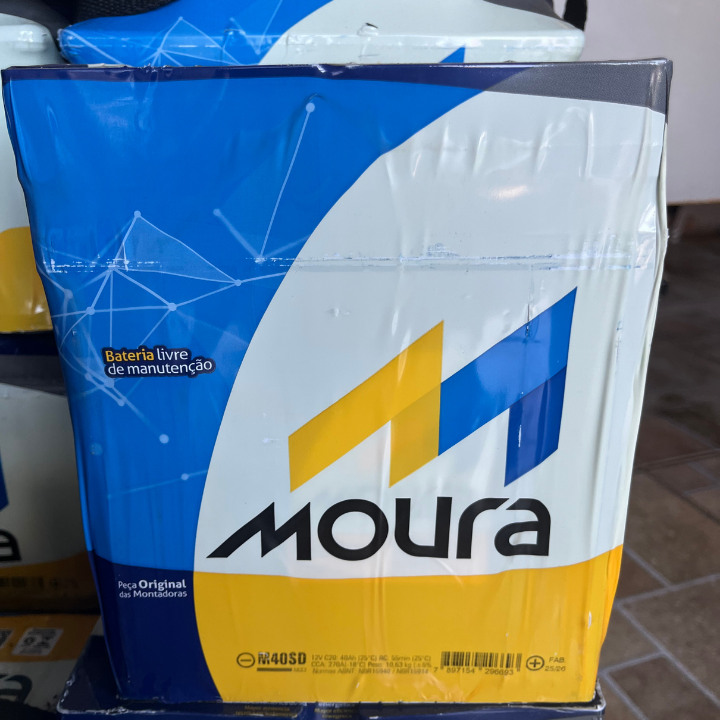 Bateria Moura disponível na ED+ Baterias