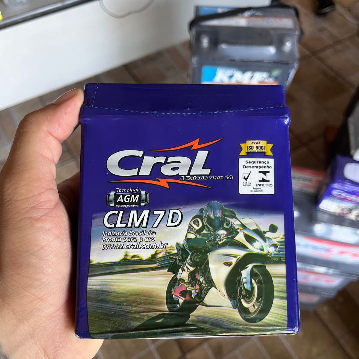 Bateria para moto disponível na ED+ Baterias