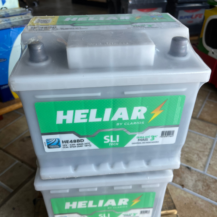 Bateria Heliar disponível na ED+ Baterias